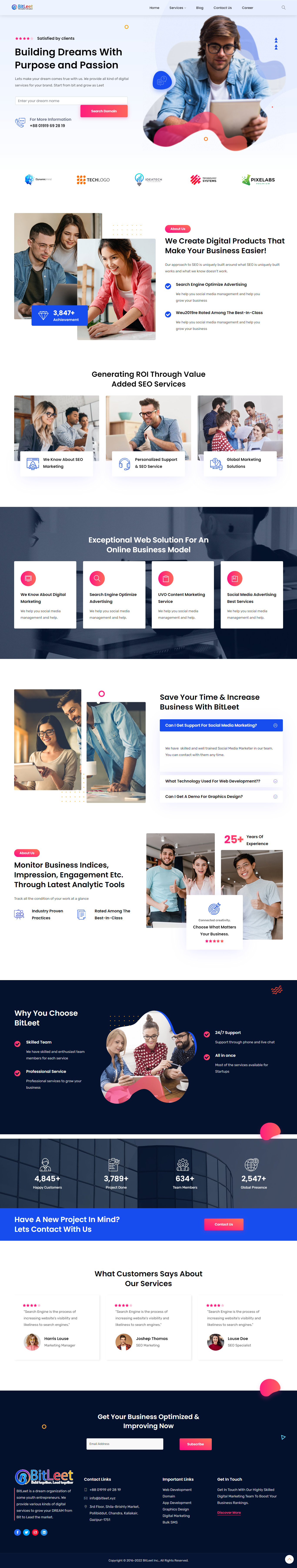 BitLeet Inc. Website